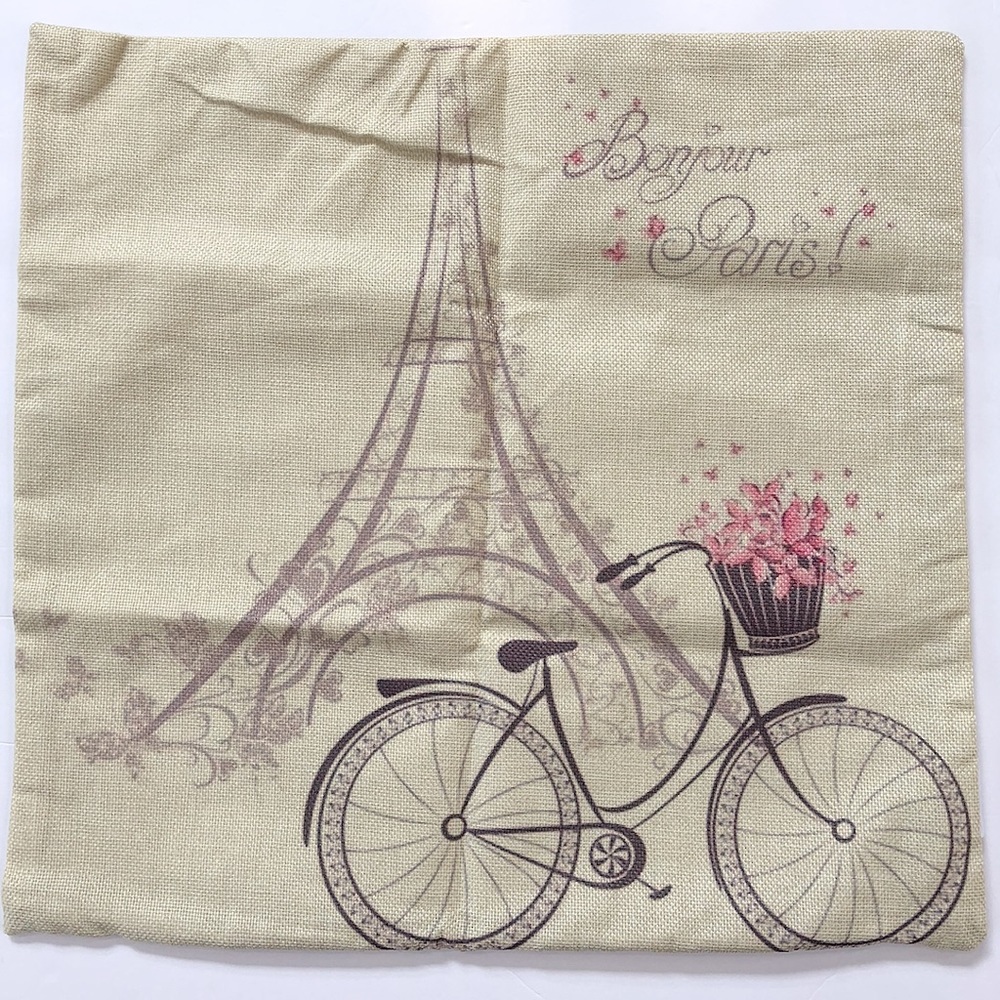 Pillow Cover BonJour Paris - Picture 2 of 5